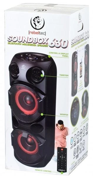Rebeltec Bluetooth garsiakalbis SoundBOX 630 juodas