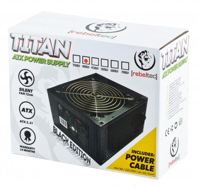 Maitinimo šaltinis Rebeltec Titan Series 400W