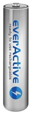 Įkraunamos baterijos „everActive Ni-MH R03 AAA“ 800 mAh „Sidabrinis Line“ - 2 vnt.