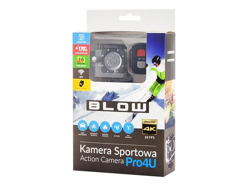 BLOW veiksmo kamera ACTION CAMERA Pro4U 4K