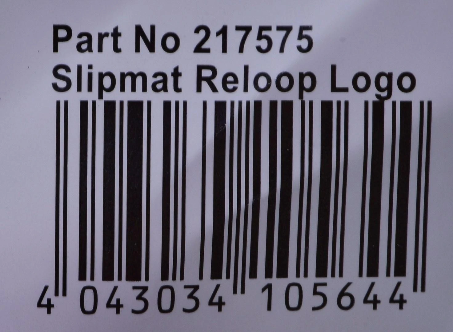 Reloop slipmat logotipas – mata do gramofonu