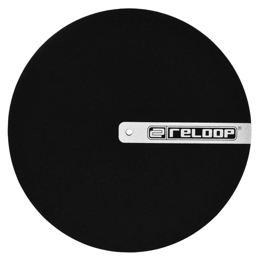 Reloop slipmat logotipas – mata do gramofonu