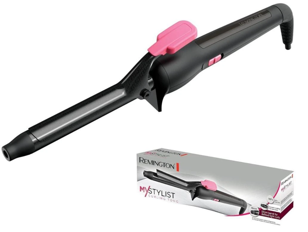 Remington CI1A119 Curling iron Warm Juodas, Rožinė 1.8 m