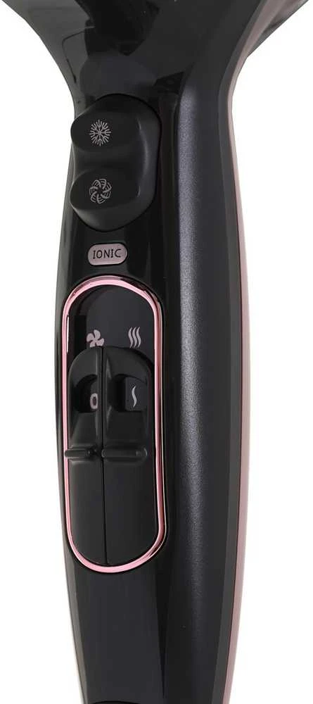Remington | Curl and Straight Confidence Plaukų džiovintuvas | D5706 | 2200 W | Number of temperature settings 3 | Ionic function | Diffuser nozzle | Juodas