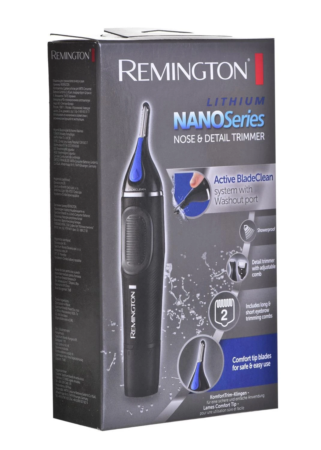 Remington NE3870 plaukų kirpimo mašinėlė Juoda, Mėlyna