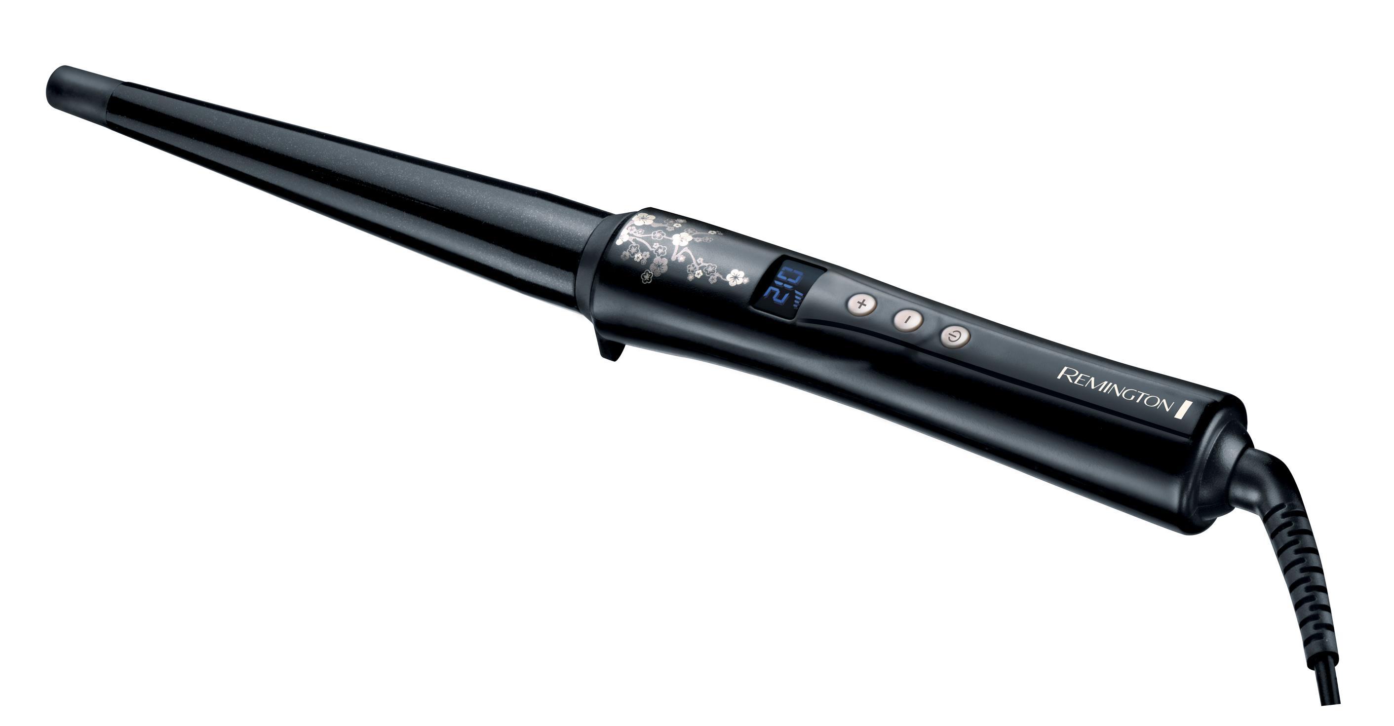 Remington Pearl Hair Suktukas CI 95 Ceramic heating system, Barrel diameter 25 mm, Temperature (min) 130 °C, Temperature (max) 210 °C, Ekranas Integrated digital display, Juodas