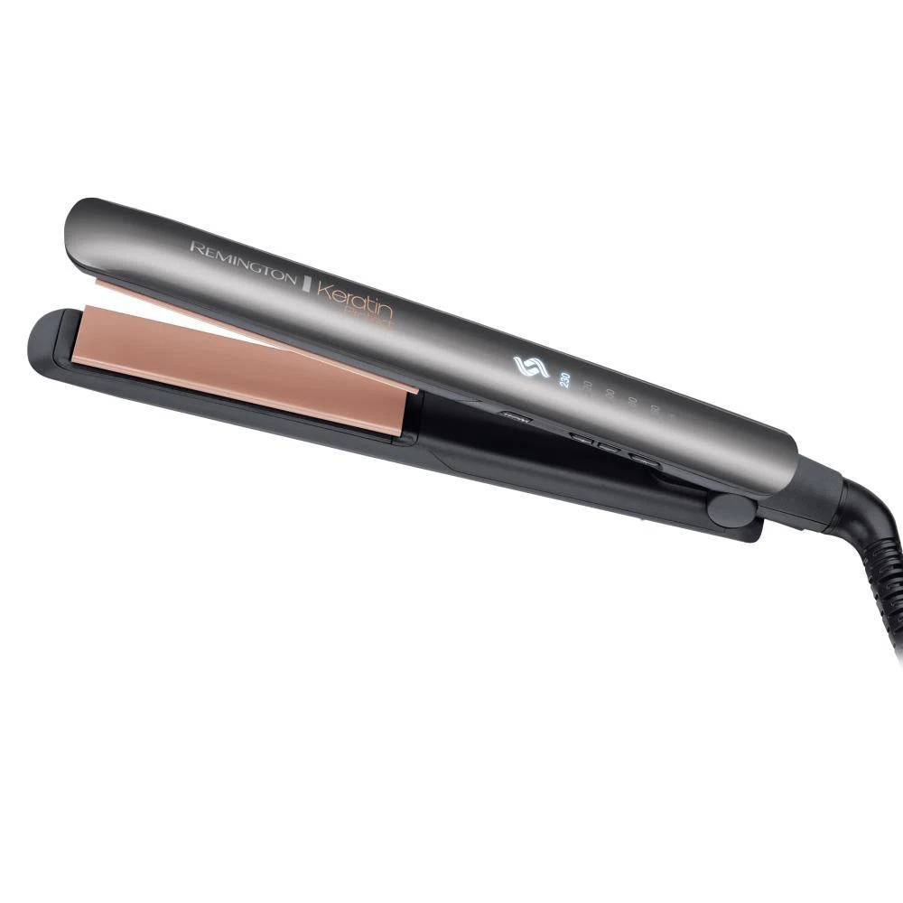 Remington | Plaukų tiesintuvas | S8598 Smartpro | Ceramic heating system | Ekranas Digital | Temperature (min) 150 °C | Temperature (max) 230 °C | Number of heating levels 5 | Pilkas