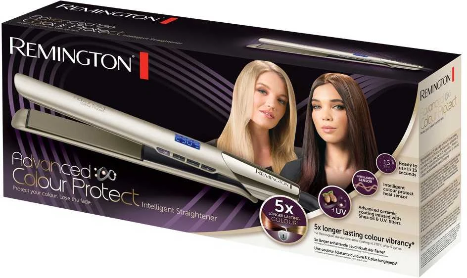 Remington S 8605 plaukų formavimo šukos Tiesinimo žnyplės Šiltas Šampanas 3 m