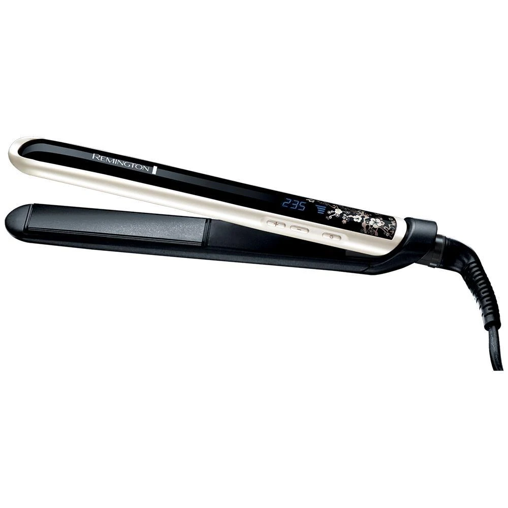 Remington | PEARL Plaukų tiesintuvas | S9500 | Garantija 24 mėn. | Ceramic heating system | Ekranas Digital display | Temperature (min) 150 °C | Temperature (max) 235 °C | Juodas