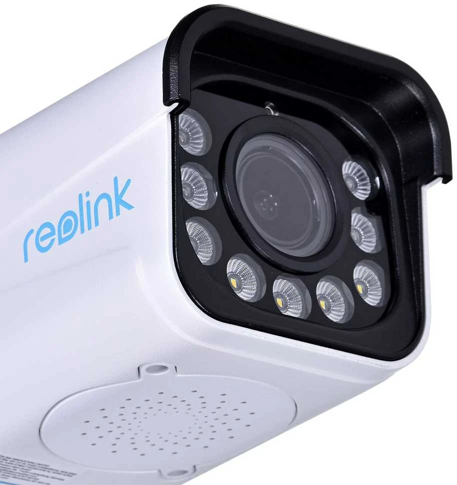 Reolink | 4K išmanioji PoE kamera su prožektoriumi ir spalvotu naktiniu matymu | RLC-811A | Kulka | 5 MP | Varifocal | Maitinimas per Ethernet (PoE) | IP66 | H.265 | „MicroSD“ (maks. 256 GB) | Baltas