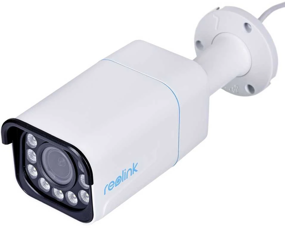 Reolink | 4K išmanioji PoE kamera su prožektoriumi ir spalvotu naktiniu matymu | RLC-811A | Kulka | 5 MP | Varifocal | Maitinimas per Ethernet (PoE) | IP66 | H.265 | „MicroSD“ (maks. 256 GB) | Baltas
