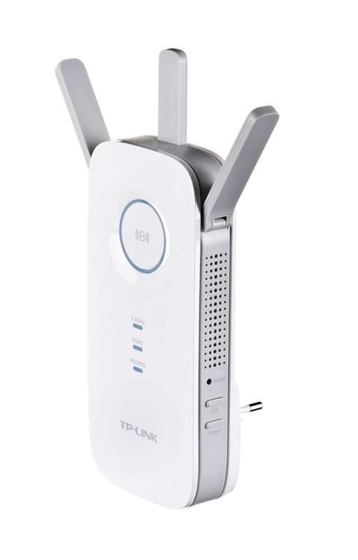 TP-LINK AC1750 dviejų juostų belaidis sieninis diapazono plėstuvas Qualcomm 1300Mbps esant 5GHz + 450Mbps esant 2,4Ghz 802.11ac/a/b/g/n