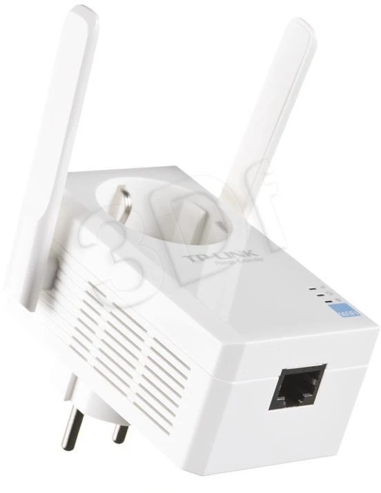 TP-LINK 300Mbps belaidis N sieninis diapazono ilgintuvas su pralaidumu „Atheros 2T2R 2.4GHz 802.11n/g/b“ įjungimu/išjungimu ir diapazono ilgintuvu