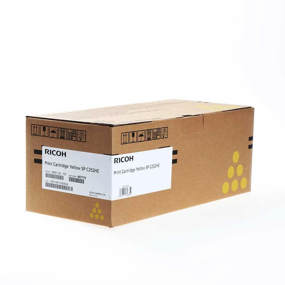 Ricoh SP C252 HC (407719), geltona kasetė