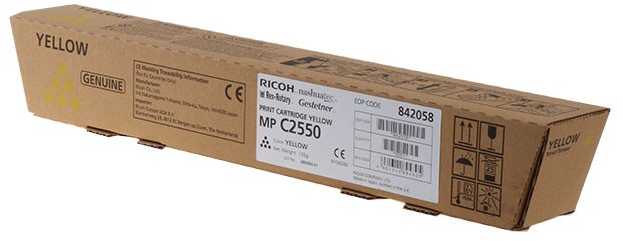 Ricoh 842058 dažų kasetė 1 vnt Original Geltona
