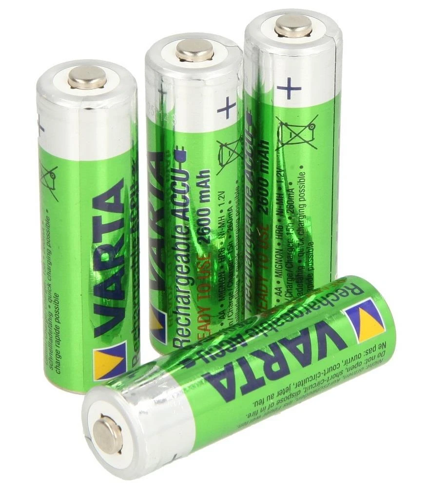 Įkraunami Elementai Varta AA R6 2600 mAh 5716 4 vnt. 