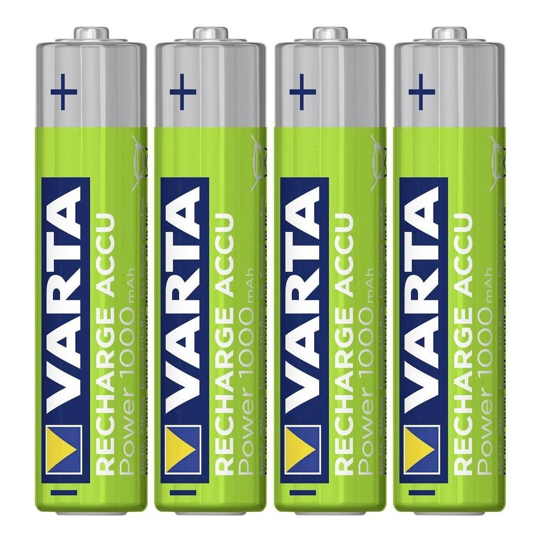 VARTA AAA 1000 mAh įkraunami akumuliatoriai, 4 vnt.