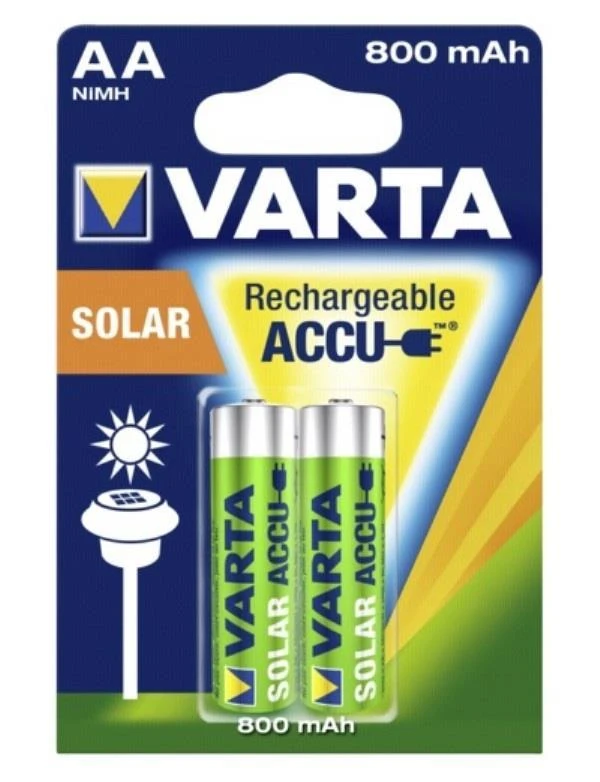 Varta AA 800mAh Solar akumuliatorių pakuotė