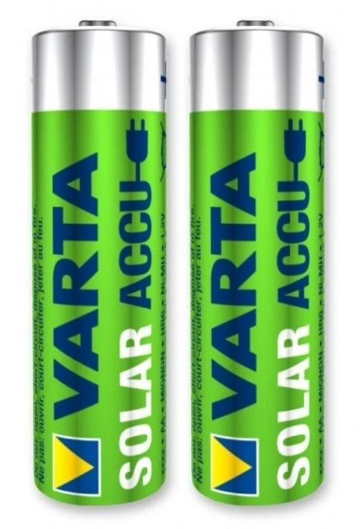 Varta AA HR6 Pakraunamos Baterijos Solar 800mAh 2vnt