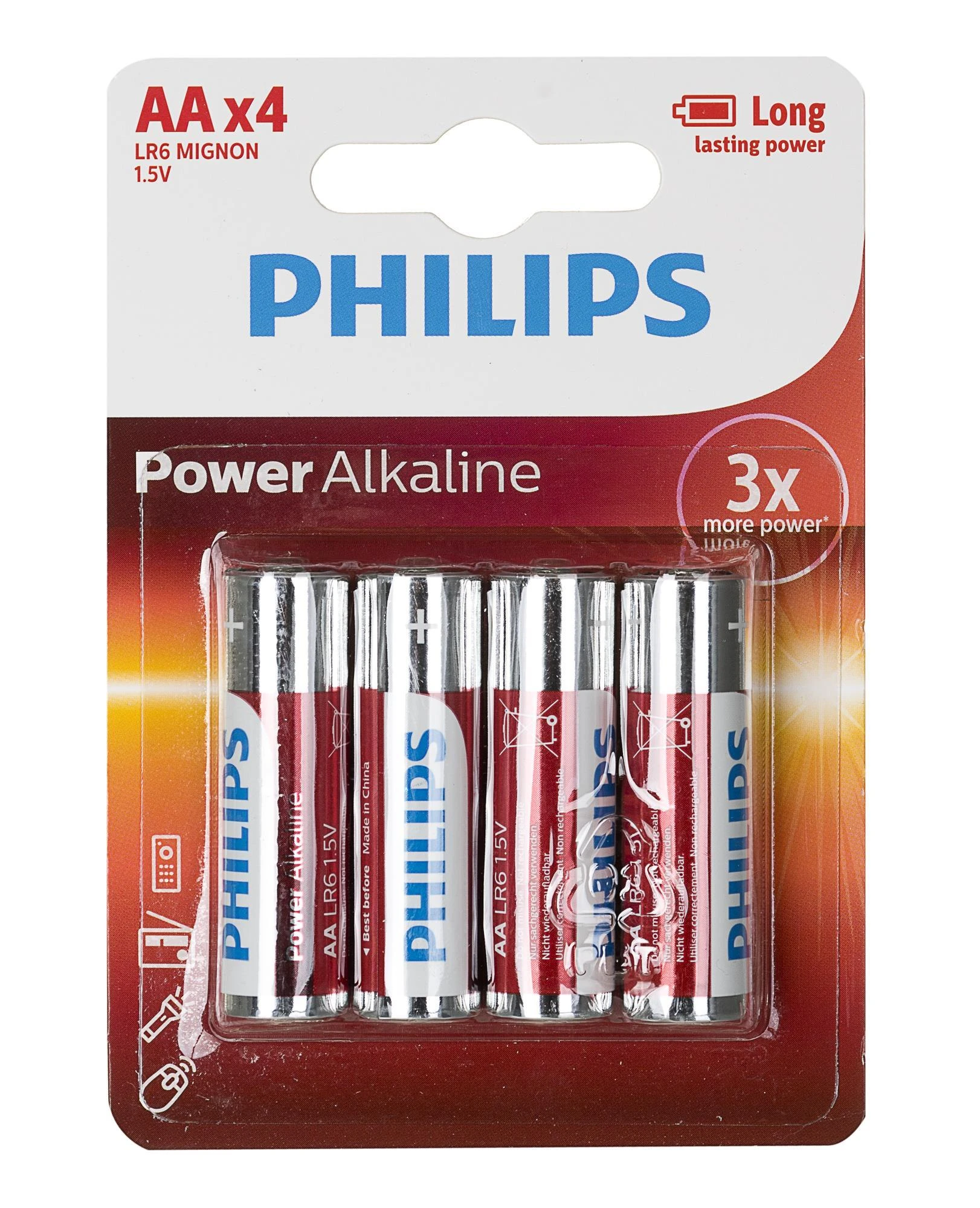Philips Power Alkaline baterija LR6P4B/10