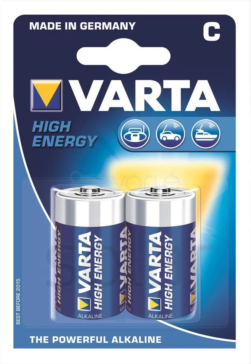 Varta Longlife Power C LR14 Alkaline Elementai 2 Vnt.