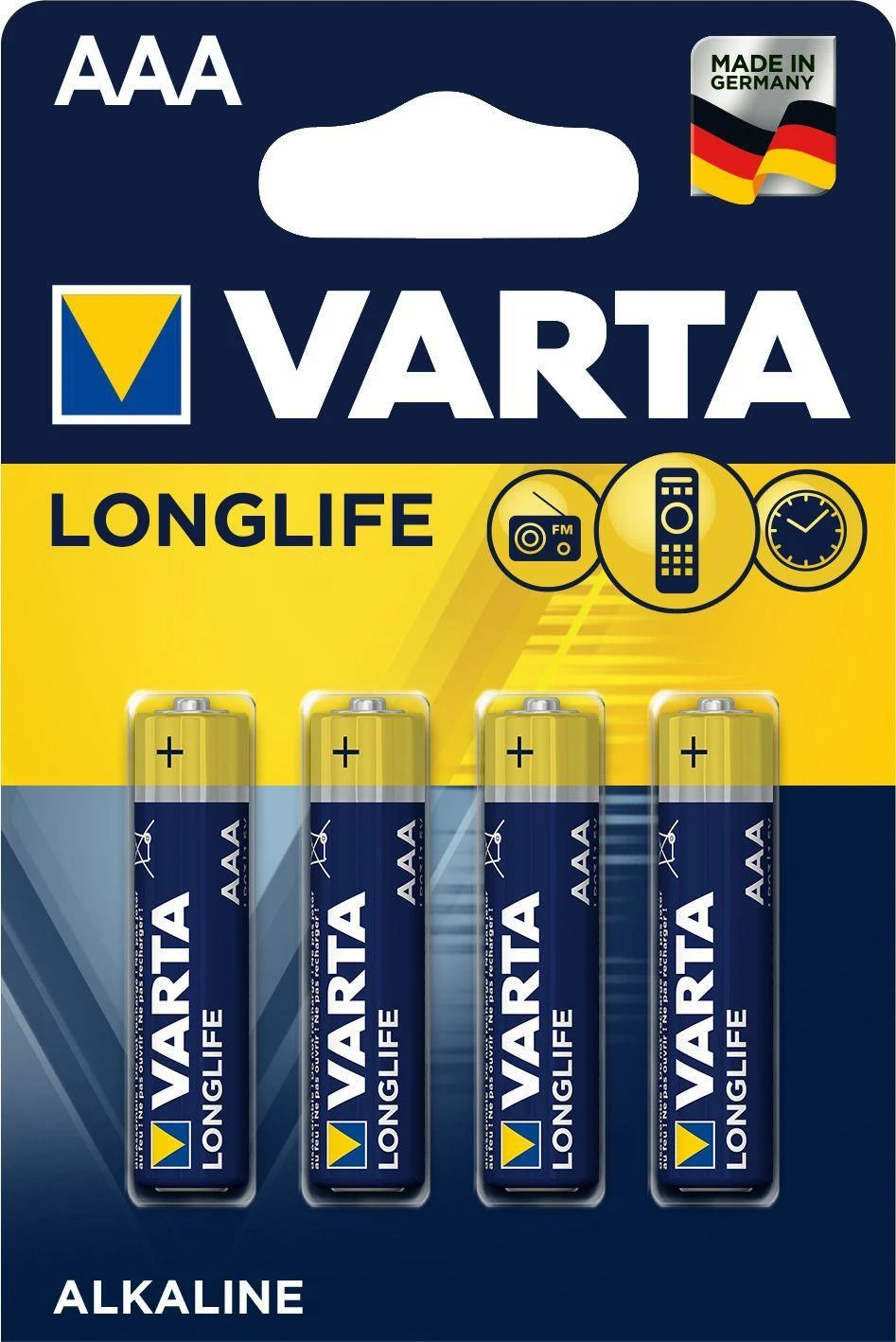 Varta Longlife Extra AAA Vienkartinė baterija Šarminis