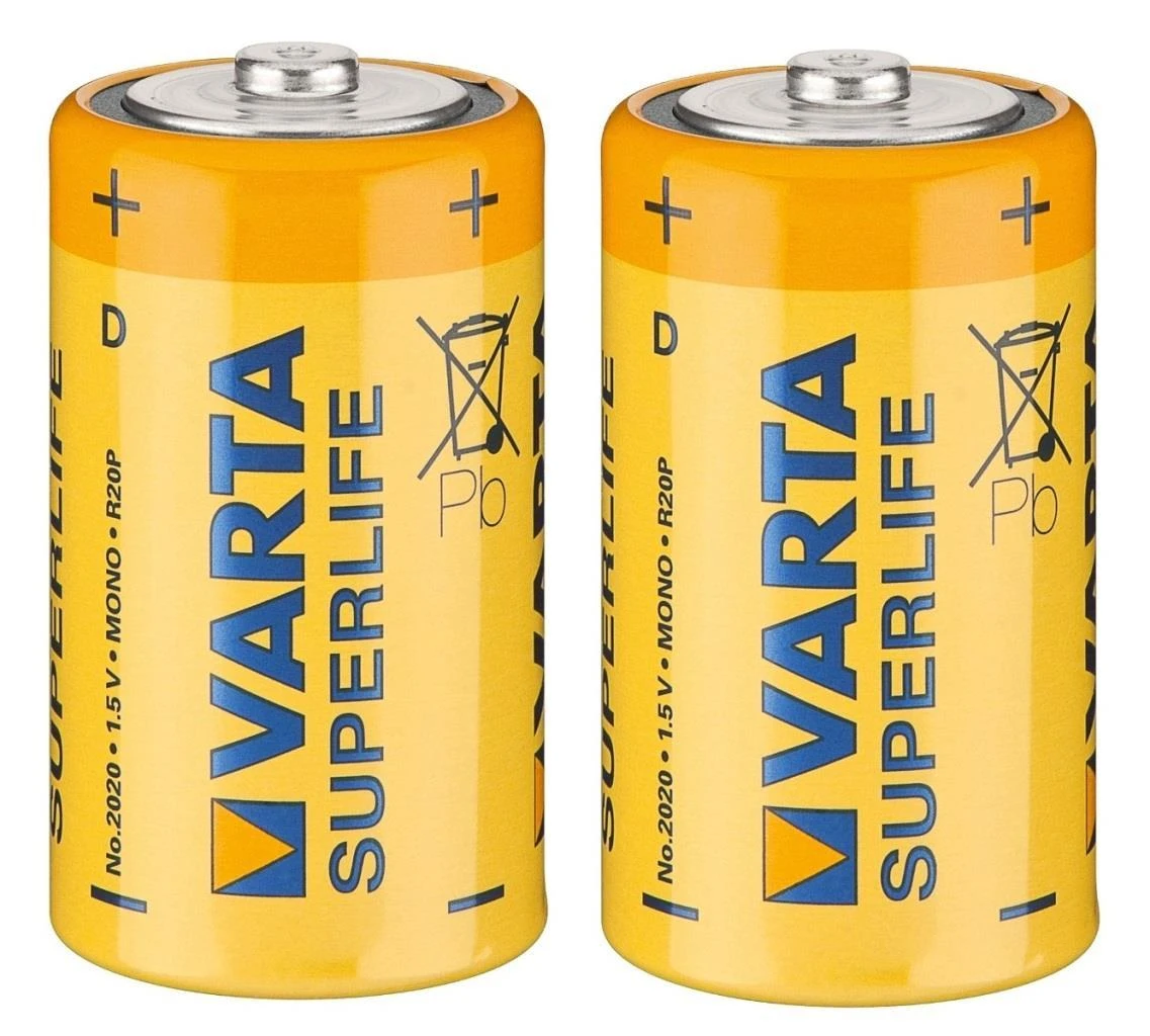 Varta R20 D buitinė baterija Cinko anglis