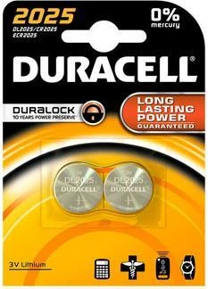 Ličio baterija Duracell DL2025 3V - CR2025, ECR2025 2B