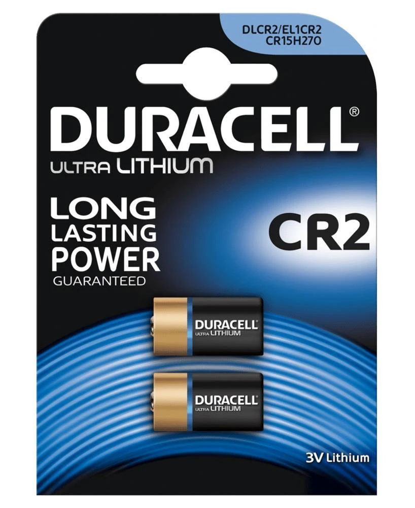 Duracell CR2 ličio baterijų pakuotė