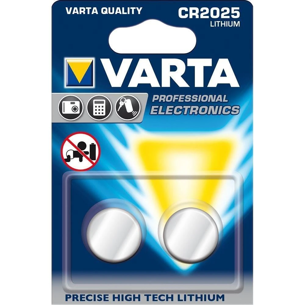 Varta CR2025 ličio baterijos lizdinėje pakuotėje