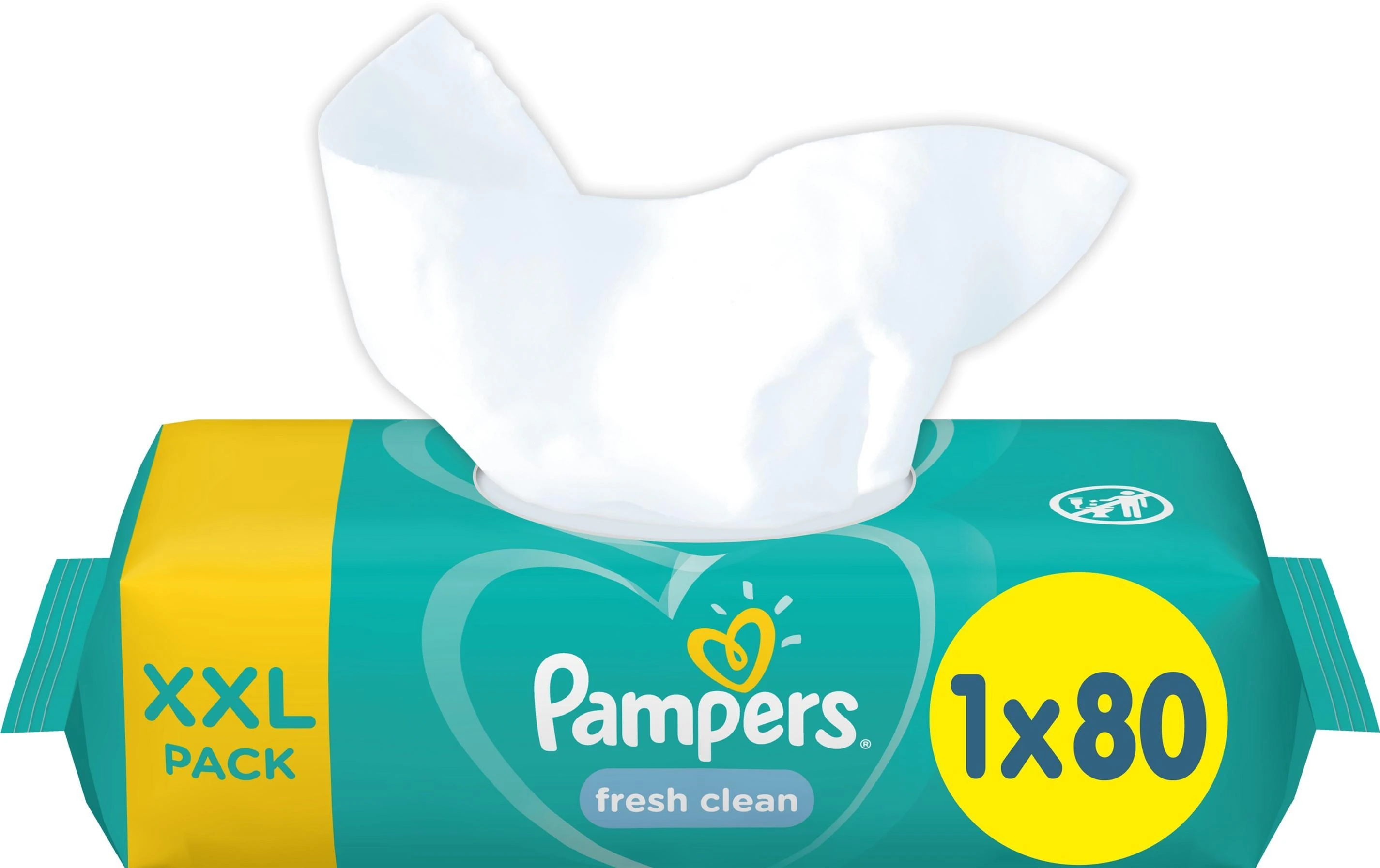 Pampers Freshclean Baby Wipes 80 servetėlių