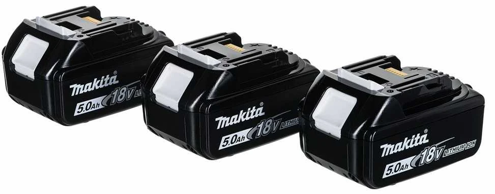 MAKITA KOMPLEKTAS COMBO 18V DLX2359TJ1 (DHP484, DTW300) 3×5,0Ah