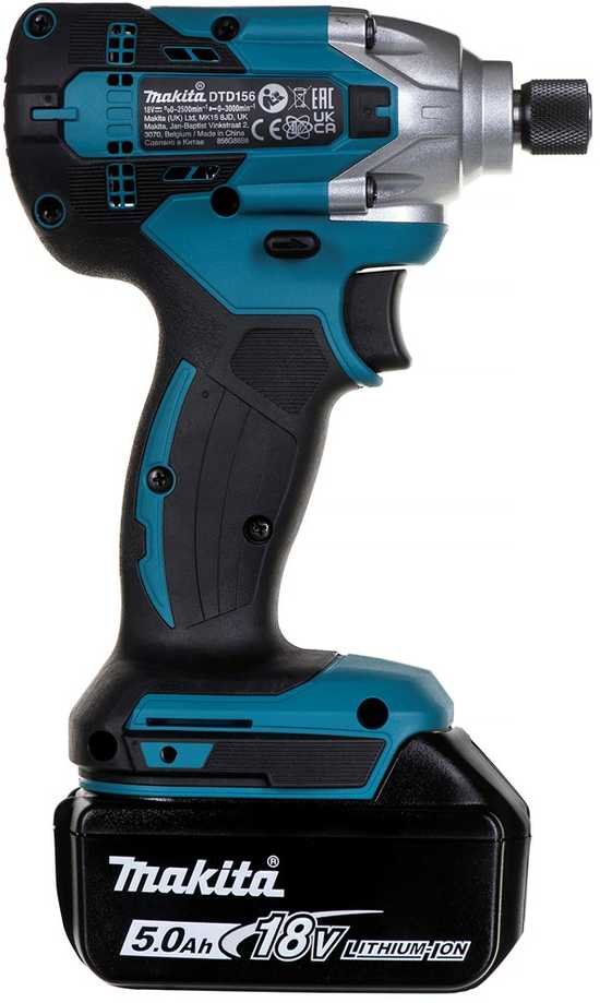 Įrankių rinkinys Makita DLX2339JX1 (DDF482 + DTD156); 18 V; 3x5,0 Ah akum.