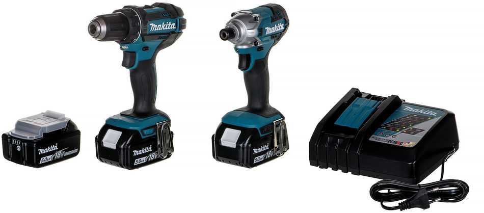Įrankių rinkinys Makita DLX2339JX1 (DDF482 + DTD156); 18 V; 3x5,0 Ah akum.