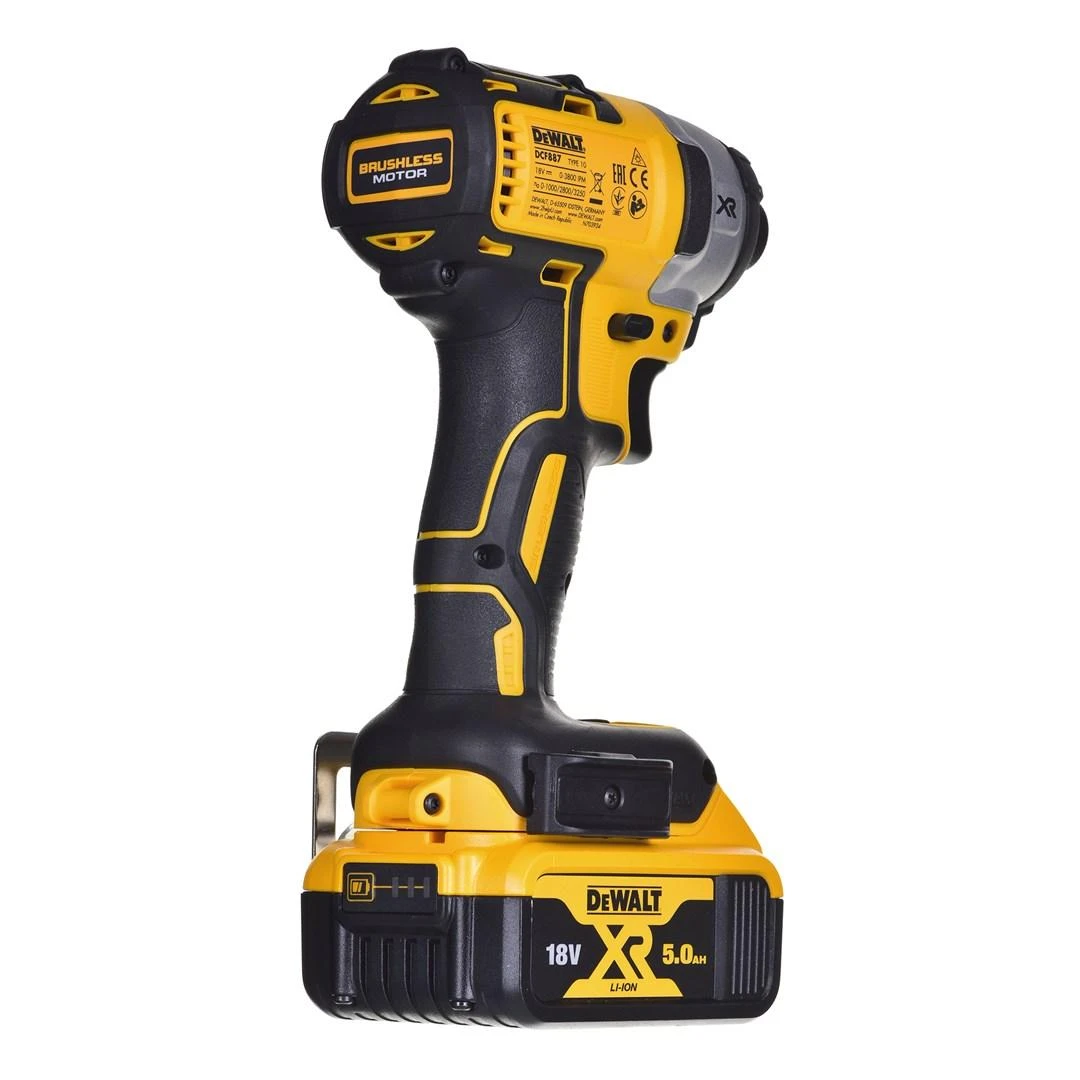 Įrankių rinkinys DeWalt DCK623P3-QW (DCG405 + DCS367 + DCS570 + DCF887 + DCD796 + DCL050); 18 V; 3x5,0 Ah akum.