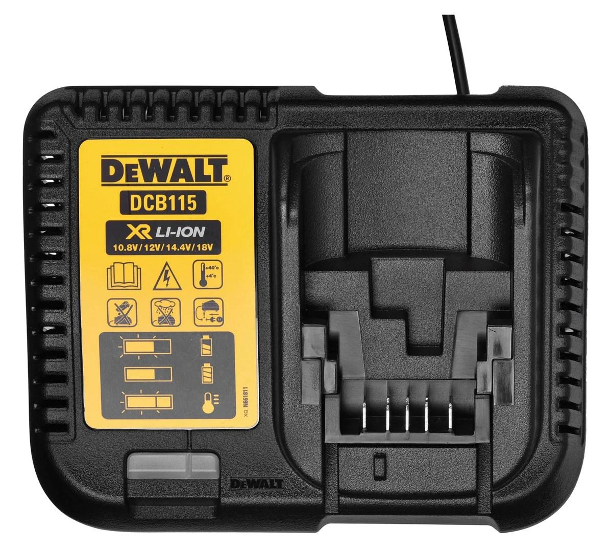 Įrankių rinkinys DeWalt DCK305P3T-QW (DCH273 + DCG405N + DCF887N); 18 V; 3x5,0 Ah akum.