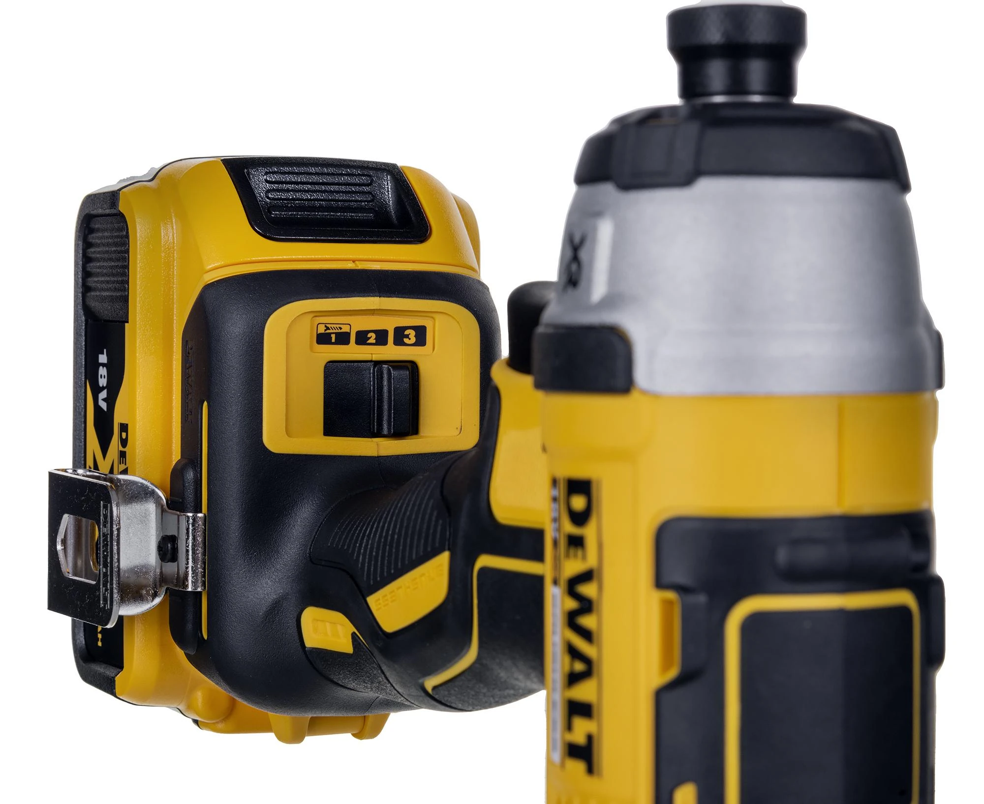 Įrankių rinkinys DeWalt (DCG405 + DCH273 + DCD796 + DCF887); 18 V; 3x5,0 Ah akum.