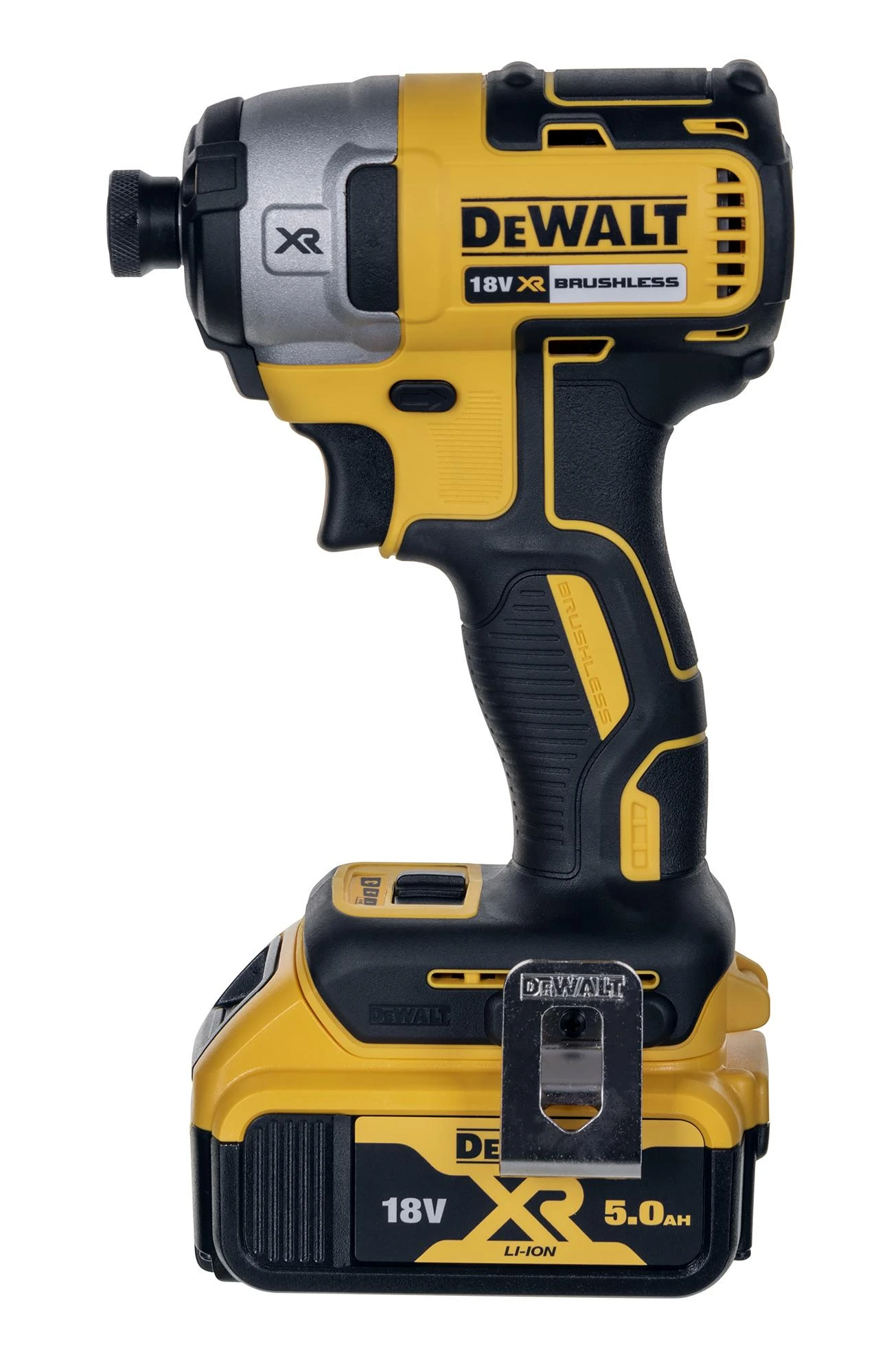 Įrankių rinkinys DeWalt (DCG405 + DCH273 + DCD796 + DCF887); 18 V; 3x5,0 Ah akum.