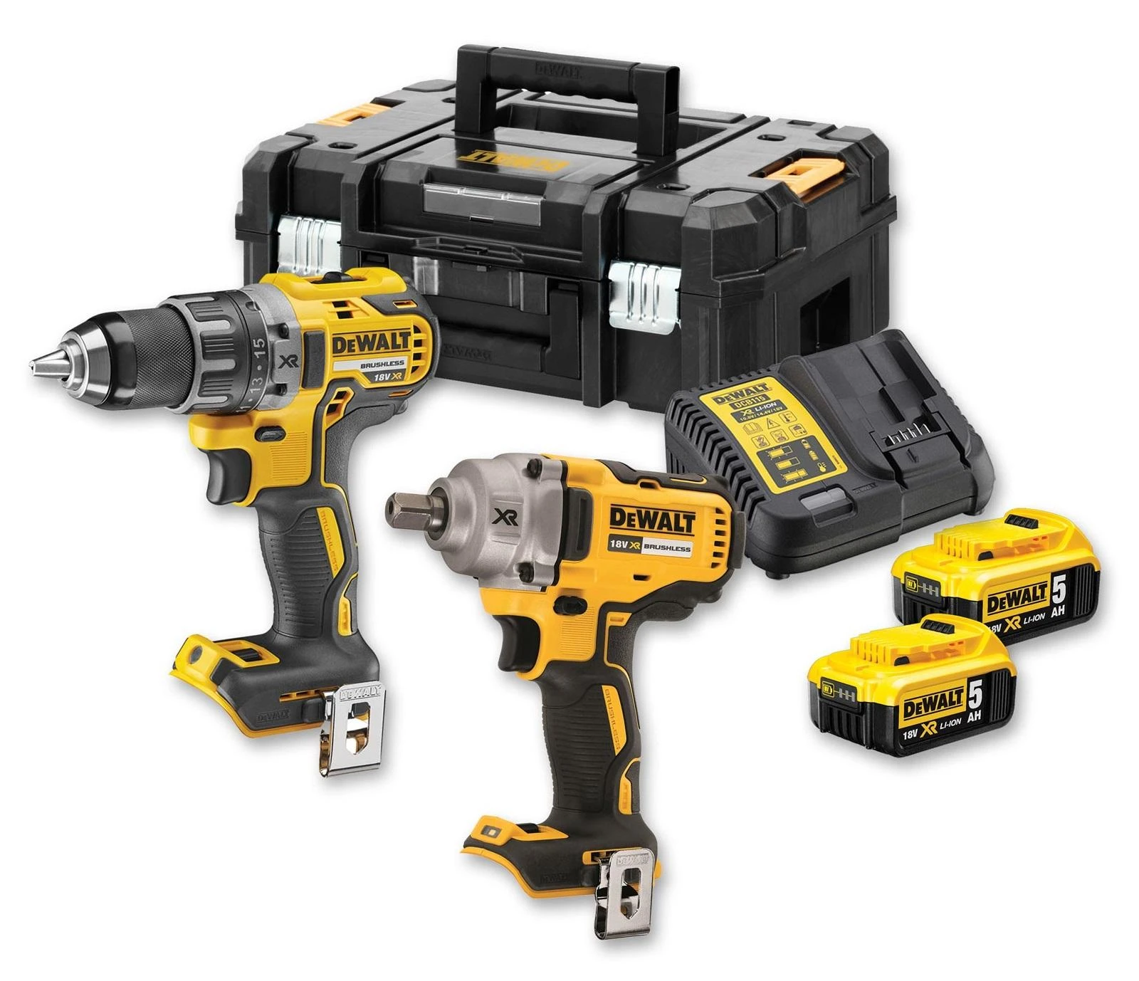 DeWalt 18V įrankių komplektas su lagaminu