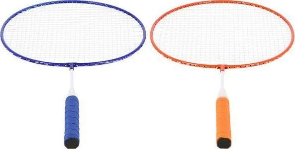 Mėlyna ir oranžinė vaikiškos badmintono raketės NRZ052