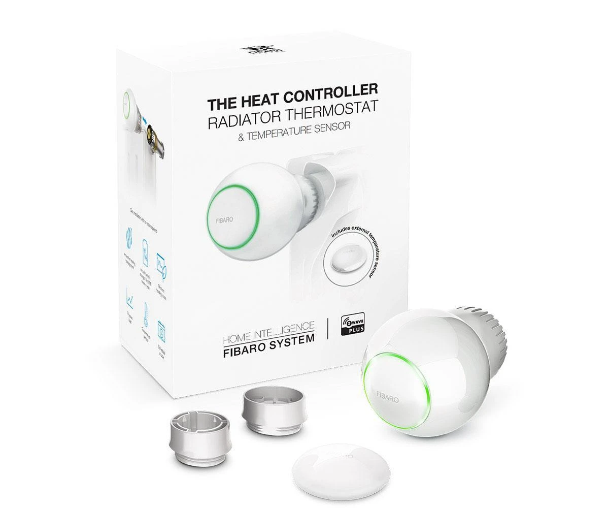 Fibaro radiatoriaus termostato rinkinys SMART HOME HEAT CONTROLLER STARTER PACK EU