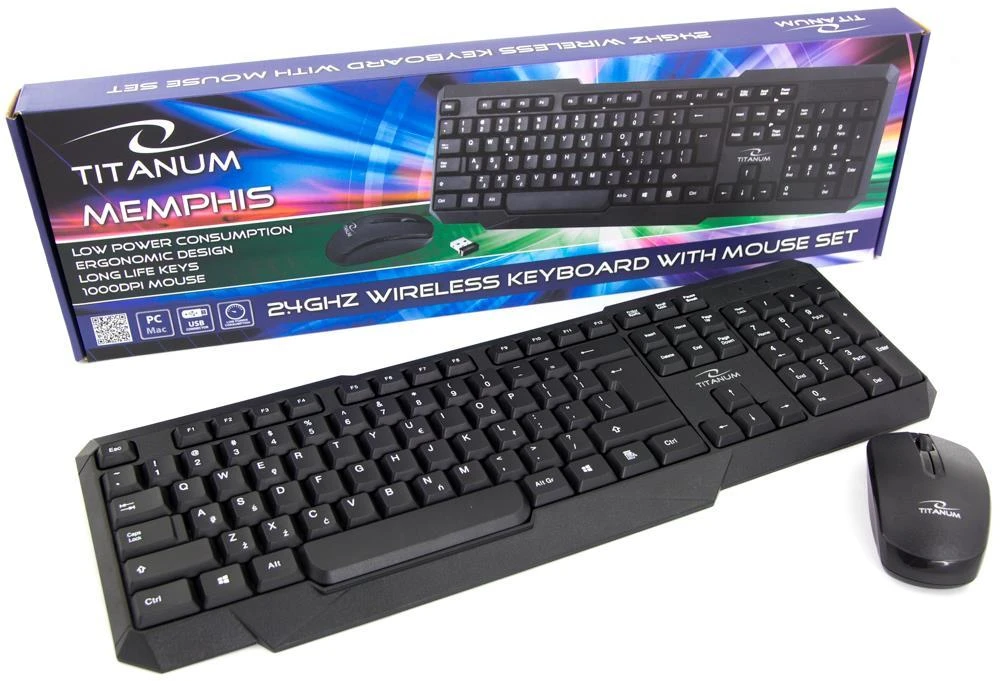 Titanum Klaviatūra + pėlė Titanium