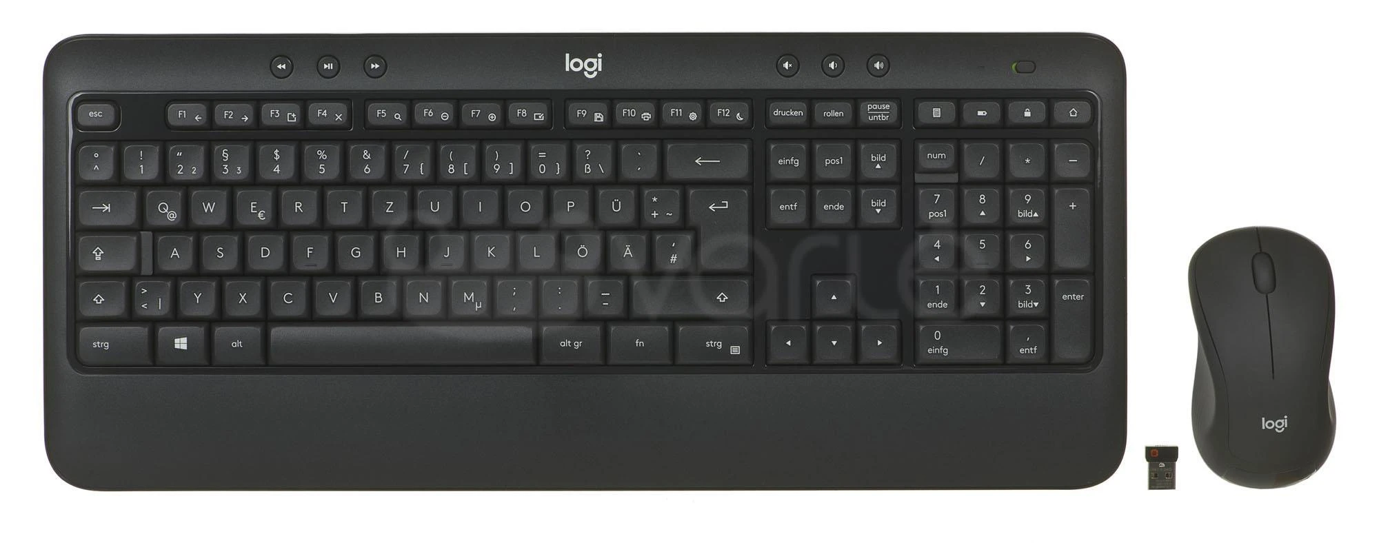Belaidis pelės ir klaviatūros rinkinys Logitech MK540 Advanced, išdėstymas: Vokiečių (Qwertz)