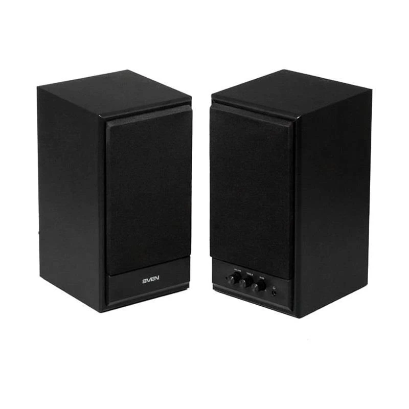 Kompiuterio kolonėlės Loudspeaker Set SVEN SPS-702 SV-0120702BL (2.0, juodos spalvos)