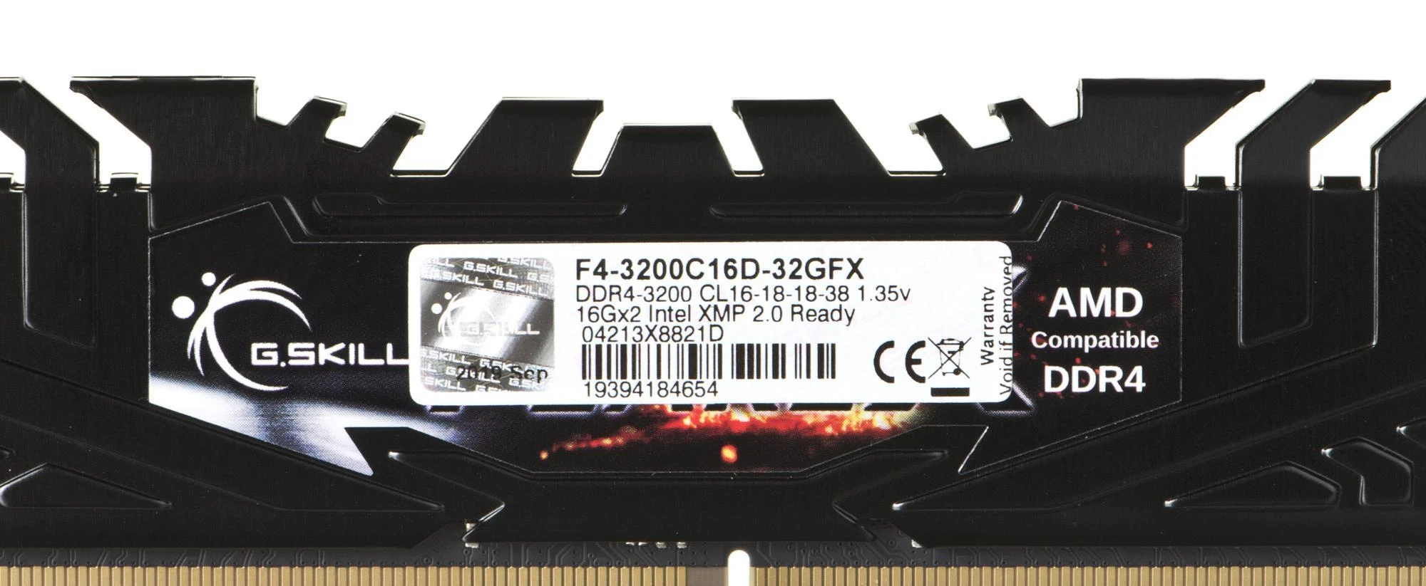 G.Skill | Flare X | 32 GB | DDR4 | 3200 MHz | Kompiuteris/serveris | Registracijos Nr. | ECC Nr.