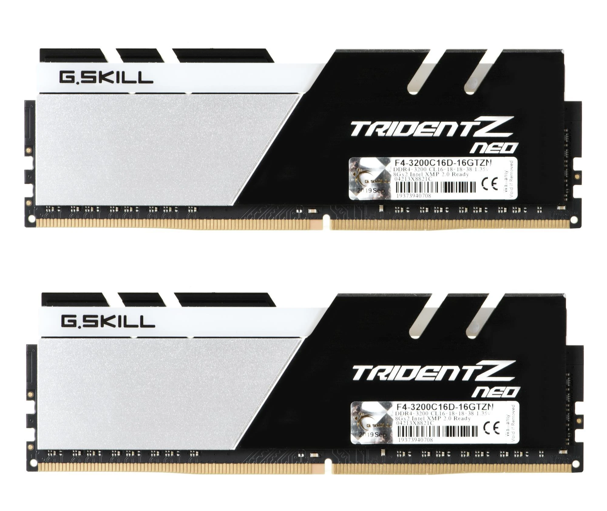 RAM G.Skill F4-3200C16D-16GTZN atminties modulis 16 GB DDR4 3200 MHz