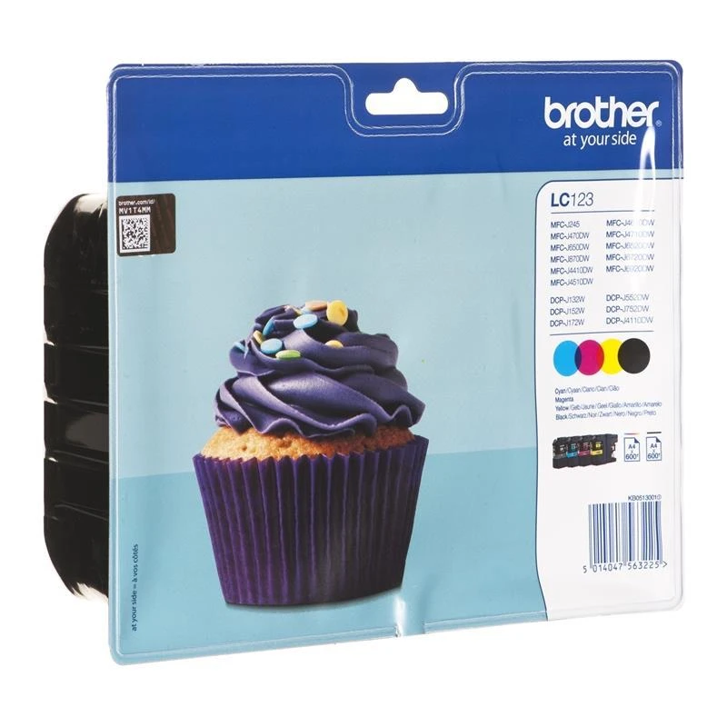 Rašalo kasetė Brother LC123VALBP CMYK | MFC-J4510DW