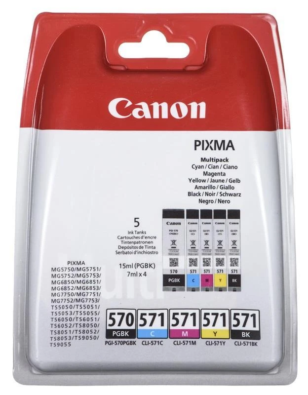 CANON 1LB PGI-570/CLI-571 PGBK/C/M/Y/BK MULTI BL būti SEC