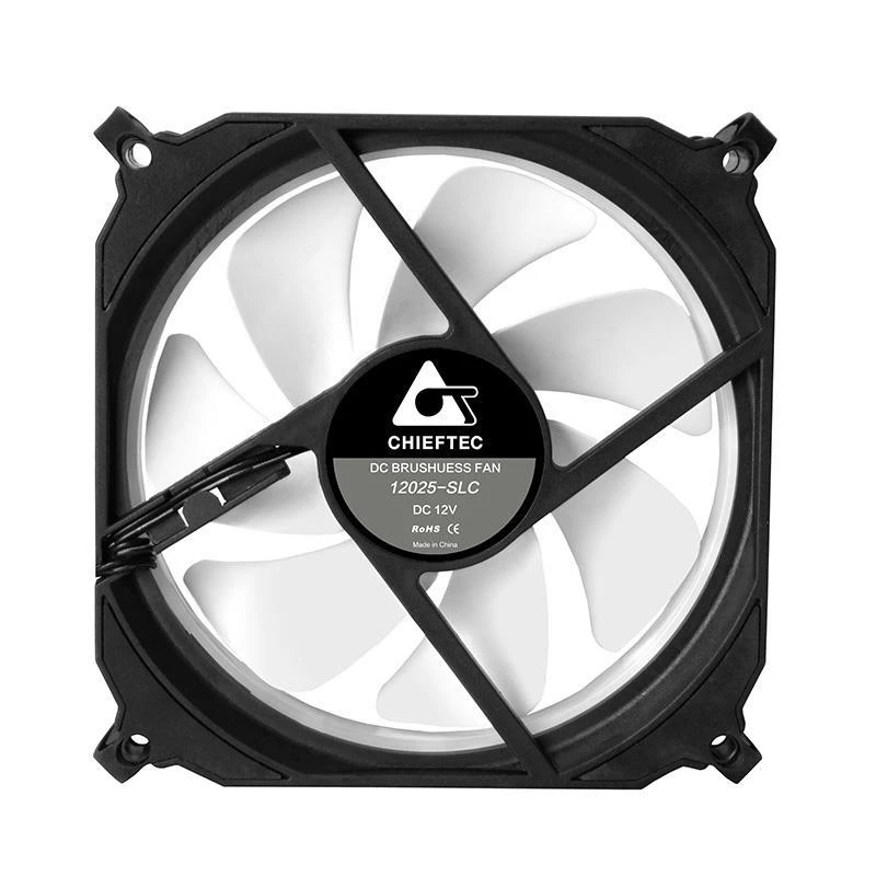 CHIEFTEC 120x120x25mm Tornado RGB ventiliatorių rinkinys iš 3