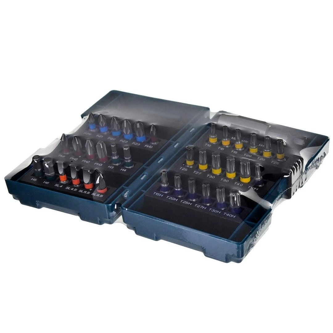 Makita sukimo antgalių ir grąžtų rinkinys 62 vnt. B-53908 MAKPAC lagamine